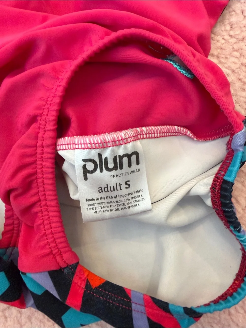 Women’s Plum practicewear adult small gymnastics leotard